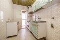 Old kitchen with kitsch tiles