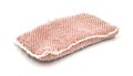 Old kitchen sponge on white background. Royalty Free Stock Photo