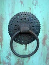 Old knocker on the door Royalty Free Stock Photo