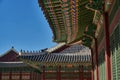 Old Korean architecture of Deoksugung royal palace of Joseon dynasty in Seoul South Korea