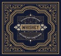 Old label design for Whiskey