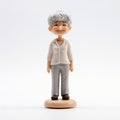 Customized Grandma Female Figurine In Fujifilm Provia 400x Style