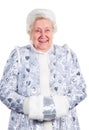 Old Lady- Snow Maiden Royalty Free Stock Photo