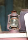 Old lamp, Hurricane lamp Royalty Free Stock Photo