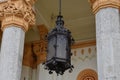 Old lamp. Saint Spyridon the New Church Royalty Free Stock Photo