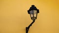Old lamp to light the streets of Pelourinho Royalty Free Stock Photo