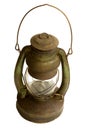 Old lamp on a white background Royalty Free Stock Photo