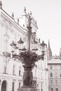 Old Lamppost Design by Vesely (1868); Prague; Czech Republic; Eu Royalty Free Stock Photo