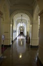 Old lamps hallway