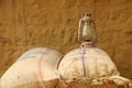 Old Lantern at home India Royalty Free Stock Photo