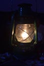 Old lantern night Royalty Free Stock Photo