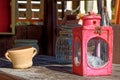 Old Lantern - Vintage Lamp - Decorations Royalty Free Stock Photo