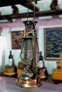 Old Lantern - Vintage Oil Gas Lamp Royalty Free Stock Photo