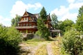 The old large wooden villa in Zakopane