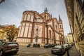 Old larks fields church Altlerchenfelder Kirche in Vienna Austria Royalty Free Stock Photo