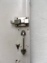 Old latch door Royalty Free Stock Photo