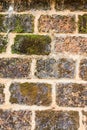 Old Laterite stone wall, texture