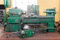 The old lathe machine tool equipment Royalty Free Stock Photo