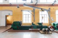The old lathe machine tool equipment Royalty Free Stock Photo