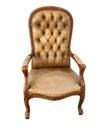 an old leather armchair Royalty Free Stock Photo