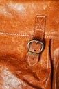 Old leather bag detail Royalty Free Stock Photo