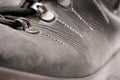 Old leather boot detail Royalty Free Stock Photo