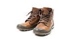 Old leather boots Royalty Free Stock Photo