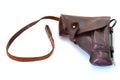 Old leather holster.