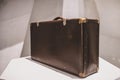 Old leather suitcase Royalty Free Stock Photo