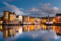 Old Leiths Harbour at Dusk Royalty Free Stock Photo