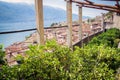 Old lemon house in Limone sul Garda, Italy. Royalty Free Stock Photo