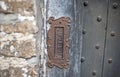 Old letter slot Royalty Free Stock Photo