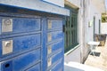 Old and weathered letterboxes in Greece, Europe