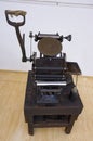 An old letterpress machine in good working condition Royalty Free Stock Photo