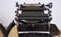 An old letterpress machine in good working condition Royalty Free Stock Photo