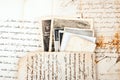 Old letters Royalty Free Stock Photo