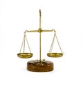 Old Libra isolated. Royalty Free Stock Photo