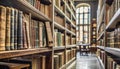 Old library in an old building