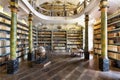 Old library inside the Monastery. Visitors can see the unique replica of the Turine canvas from the year 1651 inside. Codex Gigas Royalty Free Stock Photo