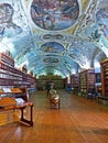 Old Library of the Strahov Monastery in Prague Royalty Free Stock Photo