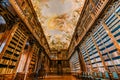 Library of Strahov monastery in Prague Royalty Free Stock Photo