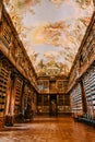 Library of Strahov monastery in Prague Royalty Free Stock Photo