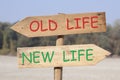 Old Life and New Life Royalty Free Stock Photo