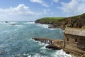 The old lifeboat station at Lizard Point in the Lizard Peninsula, Cornwall, UK Royalty Free Stock Photo