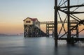 Old lifeboat station at Mumbles, South Wales Royalty Free Stock Photo