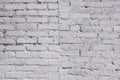 Old light broken white Bricks Wall Pattern decoration texture loft interior or exterior Royalty Free Stock Photo