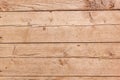 Old light brown wooden background from horizontal boards Royalty Free Stock Photo