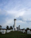 an old light house at fort of kuala kedah Royalty Free Stock Photo