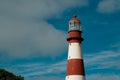 old lighthouse on the Atlantic Ocean Royalty Free Stock Photo