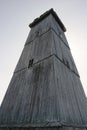 The old lighthouse `Black Tower` is an architectural monument on the island of Mudyug in the White sea.